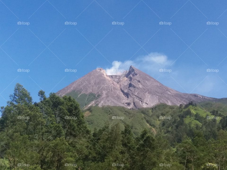 Mountain, Volcano, No Person, Travel, Landscape