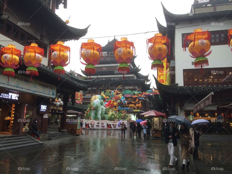 Spring festival in Yu Garden