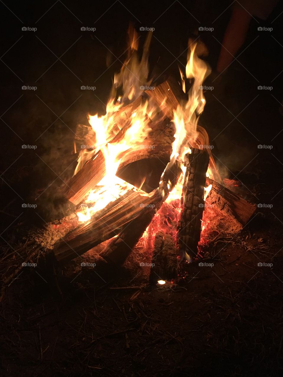 Flame, Bonfire, Campfire, Hot, Fireplace