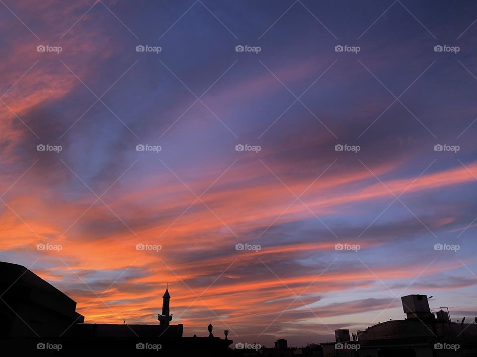 sunset beautiful time