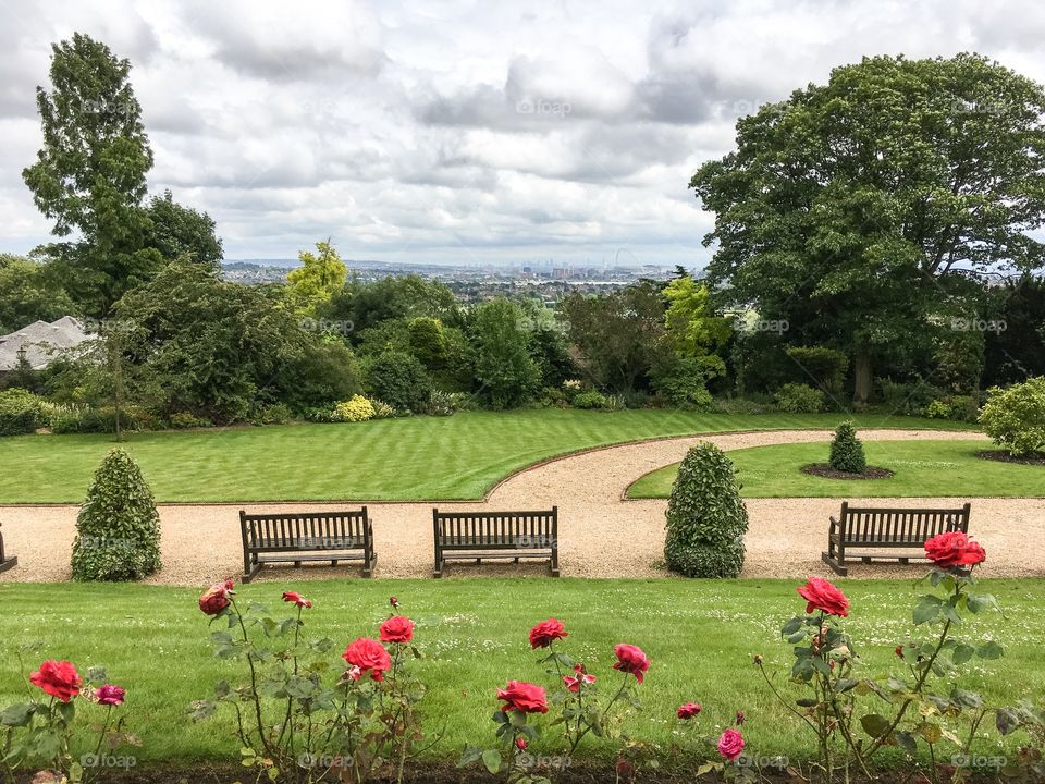 View from Harrow on the Hill, London. 