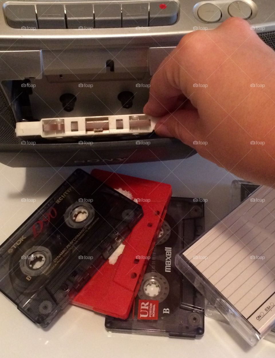 Putting in a tape