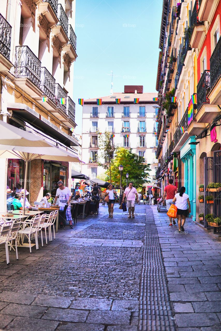Cozy streets of Madrid 