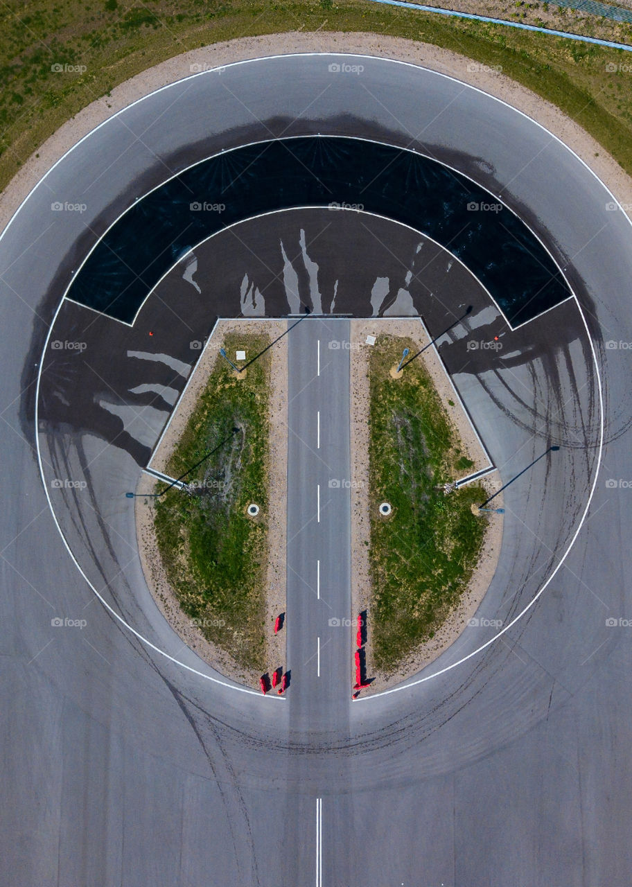 test site from above