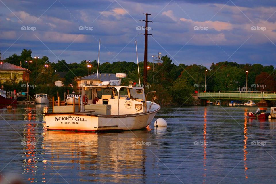 Kittery, Maine, sunset