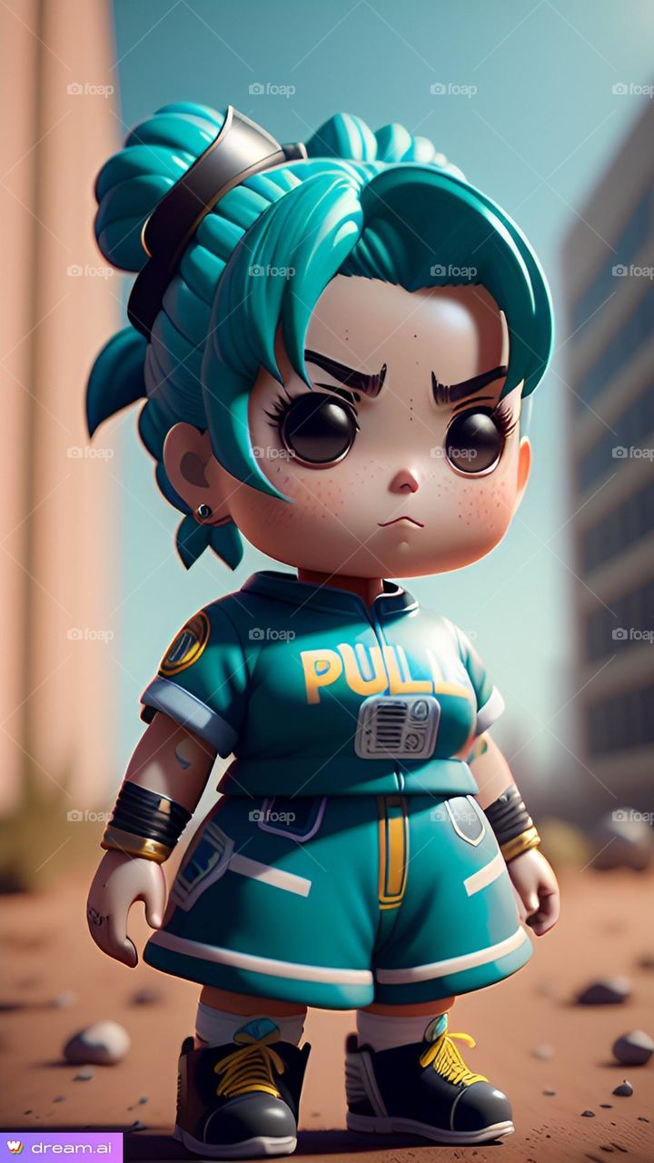 Bulma caricatura