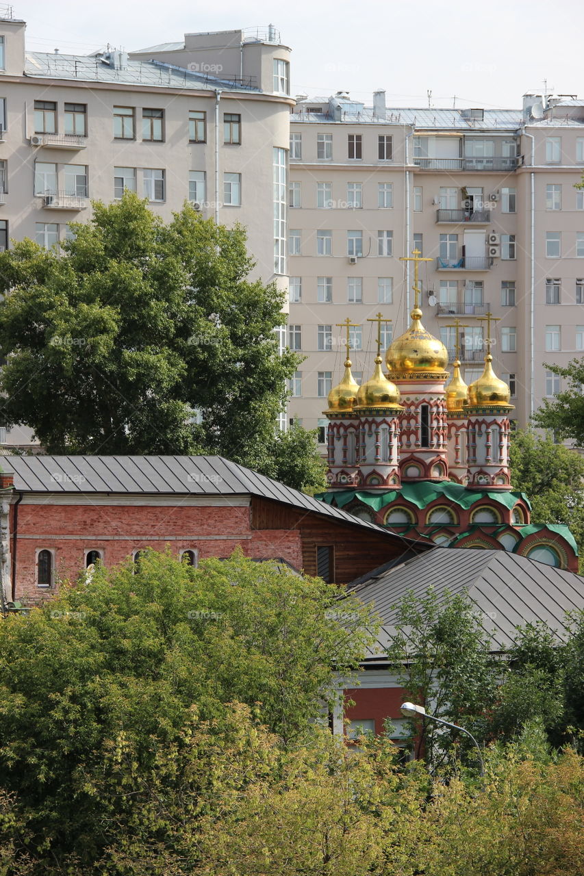 Москва вид на церковь