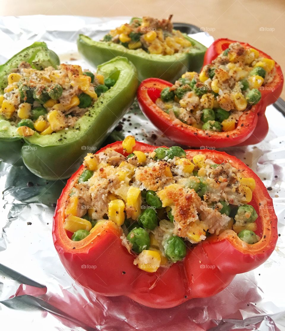 Stuffed capsicum 