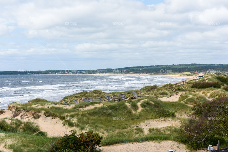 Tylösand beach outside Halmstad in Sweden.