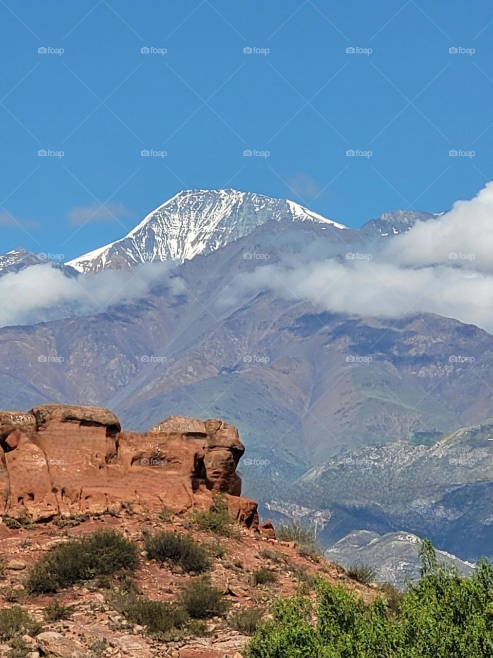 paisaje de montaña de Mendoza