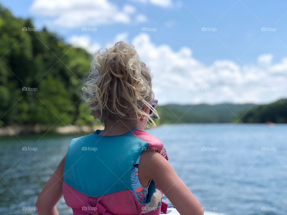 Relaxing day on the boat