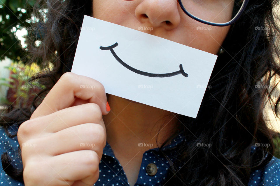 Smile. Taken with a self timer