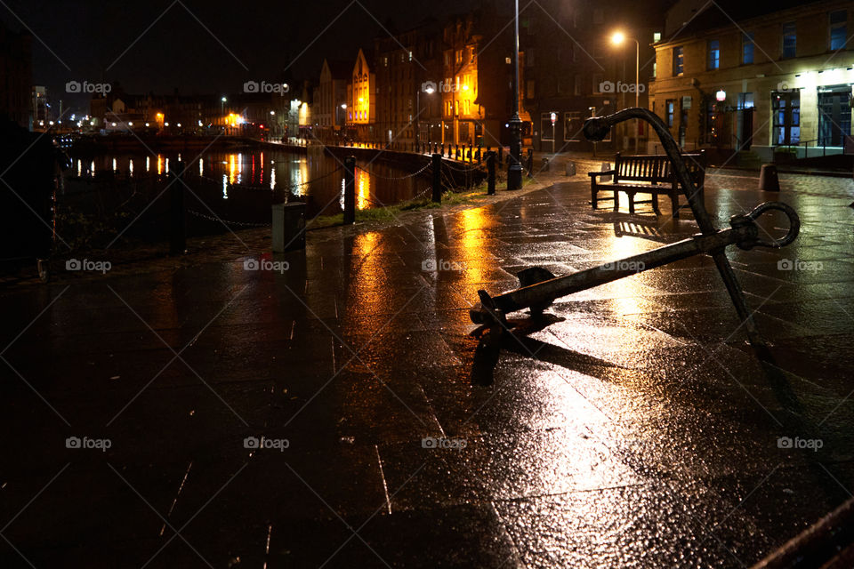 Edinburgh at hight. Leith