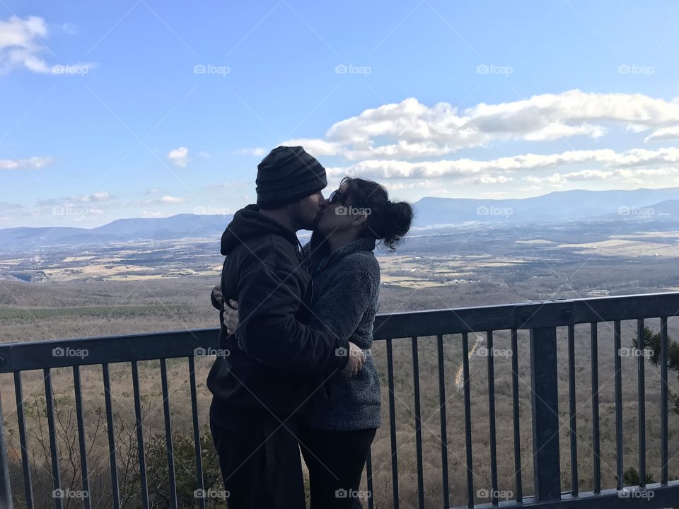 Look out point in Luray Virginia