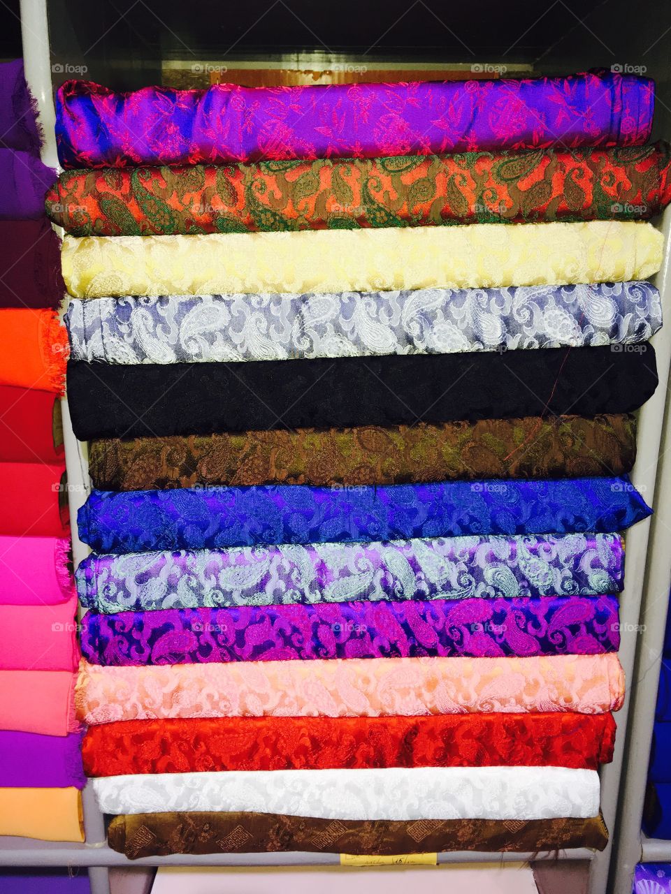 Silk fabric, Vietnam silk. Hoi An