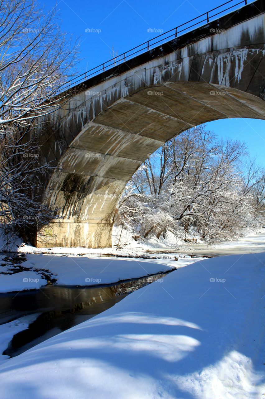 Snowy waters