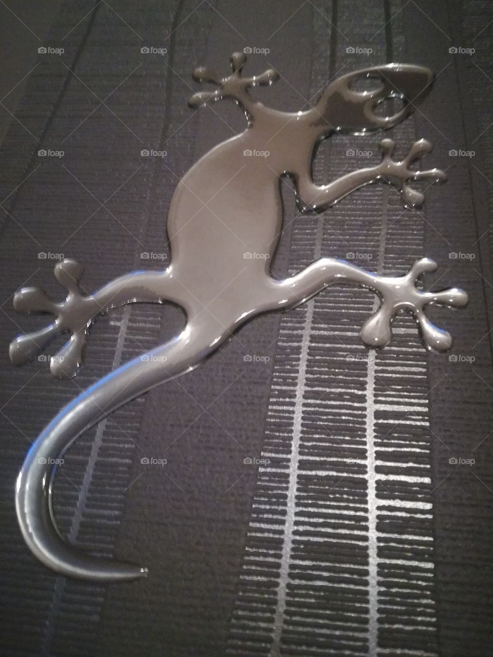 Gecko Silber Spiegel