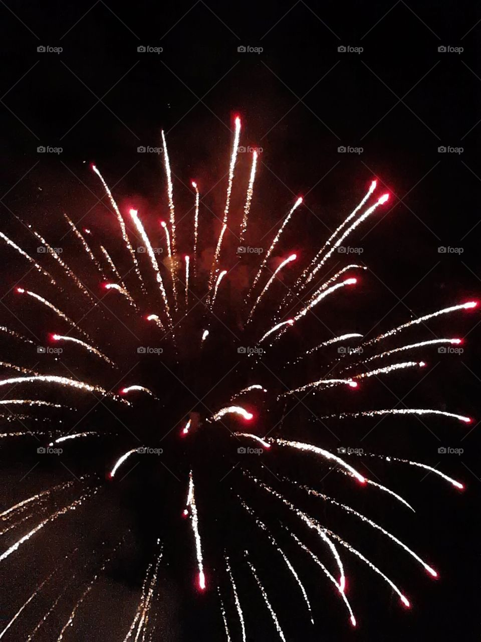 Close-up of firework
