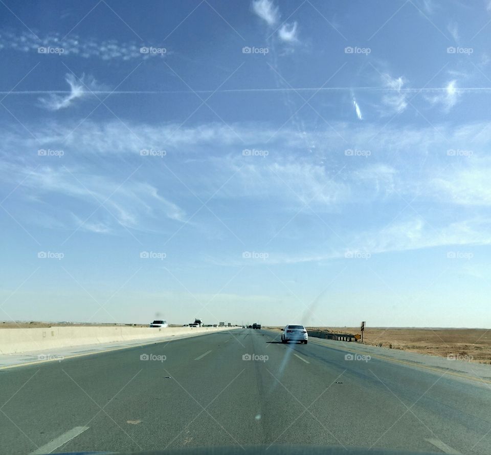 Riyadh Saudi Arabia Road veiw