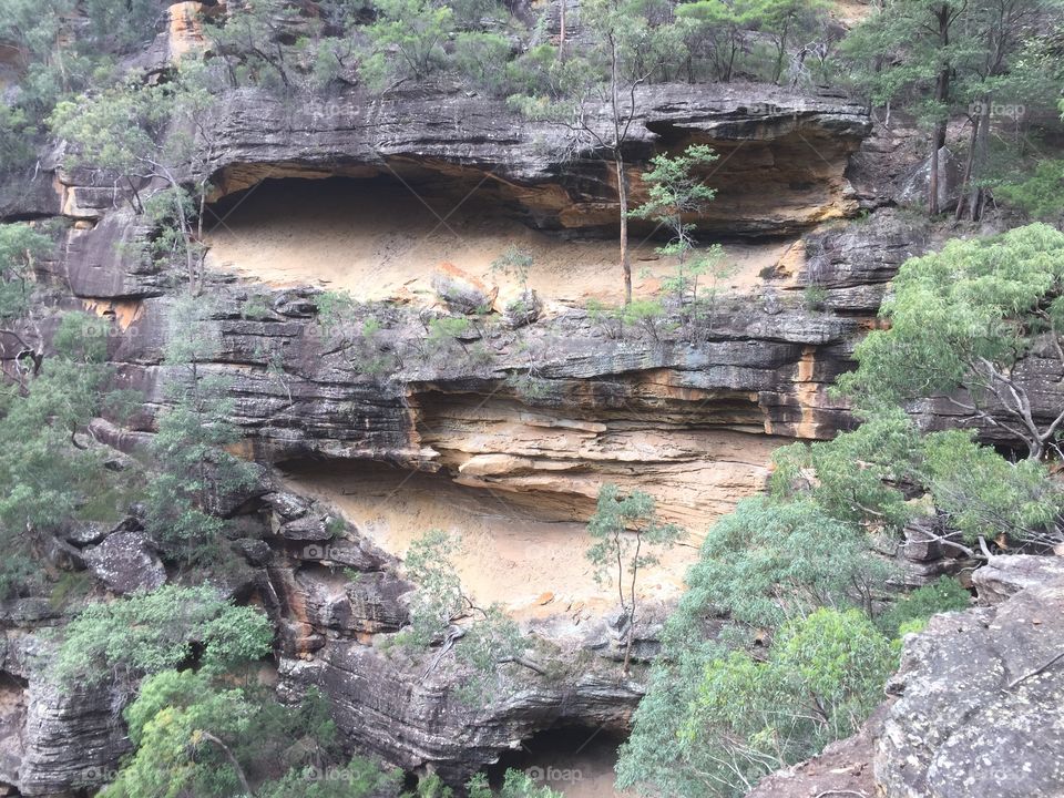 Rock cliff