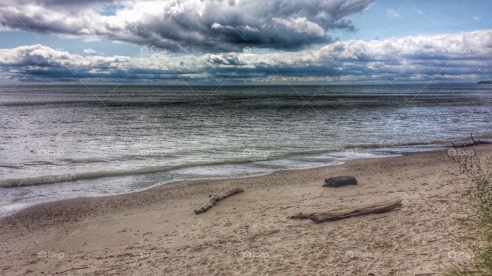 Stormy Sky. Driftwood