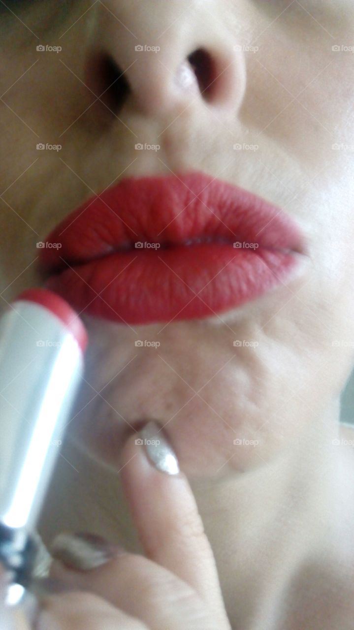 Red lips