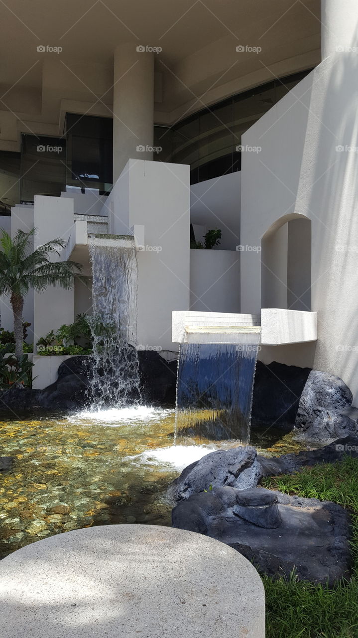 Downtown Honolulu Fountain