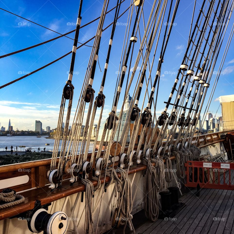 Cutty Sark London view