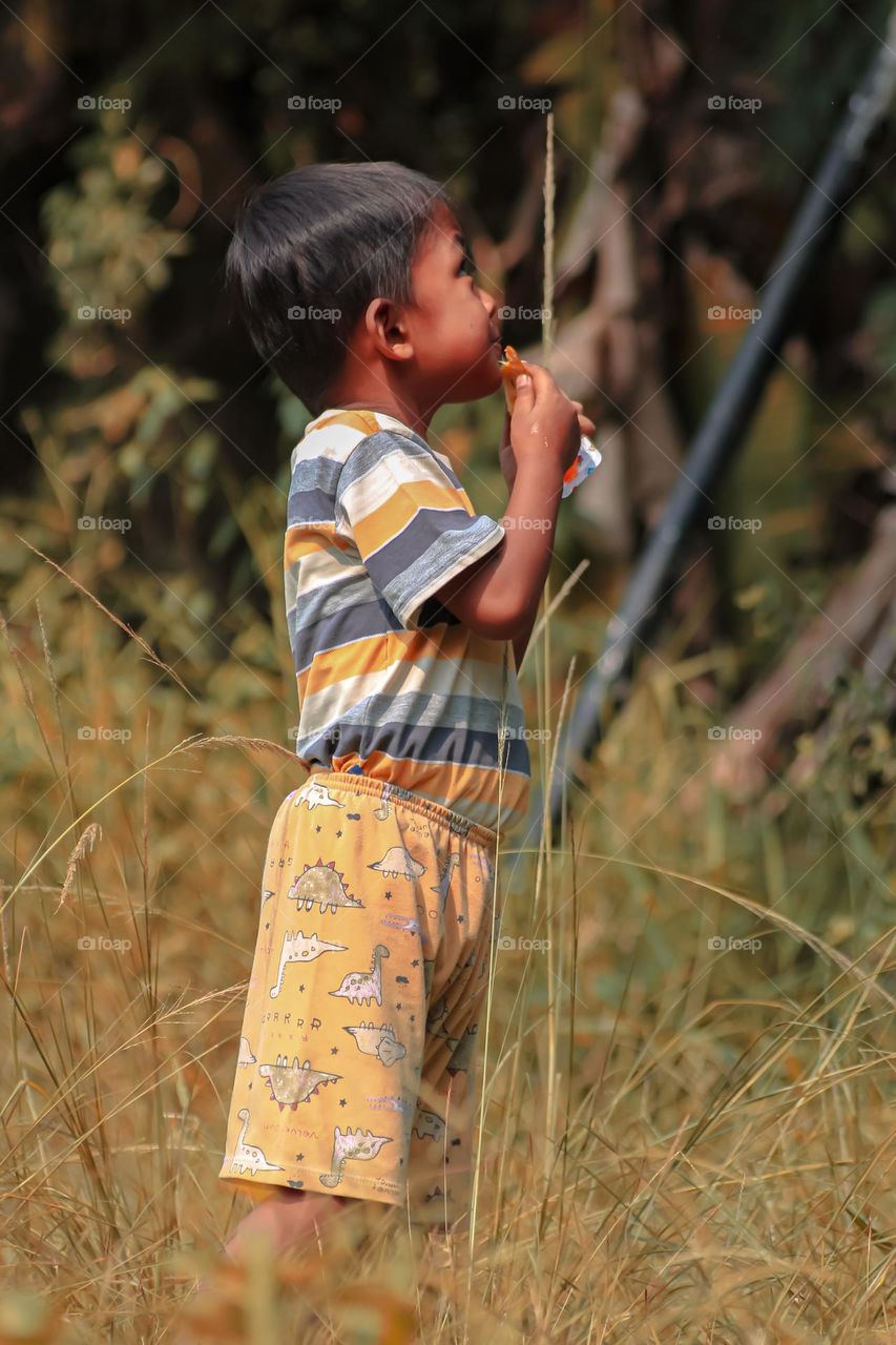 Photo of boys in the field