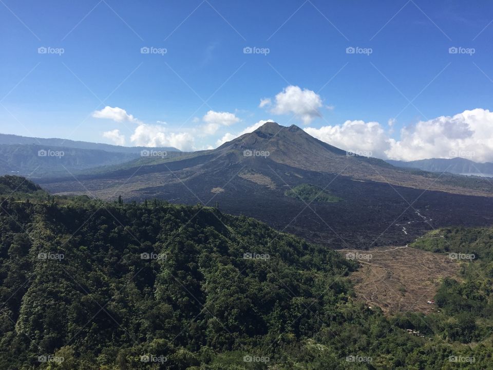 Kintamani. A volcano on Bali