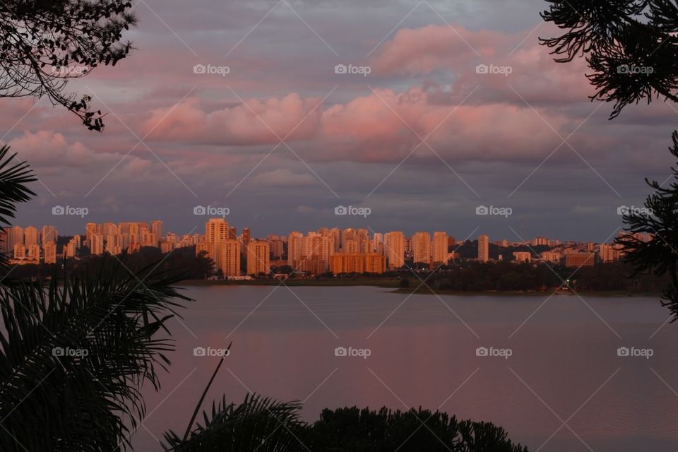 São Paulo at sunset