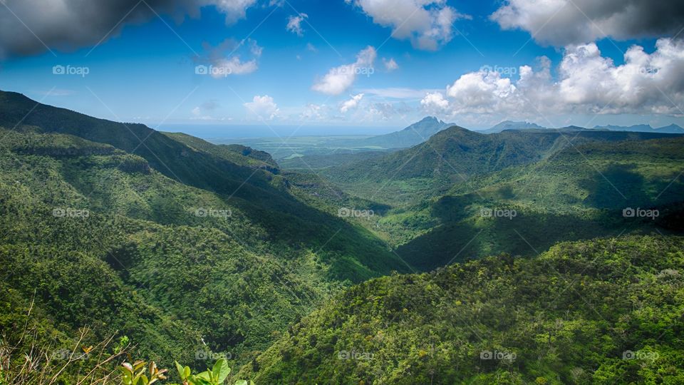 View From Gorges View Point, Mauritius