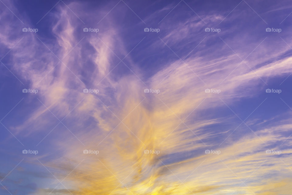 Dramatic fiery sunset sky. Dramatic fiery sunset sky in nature background