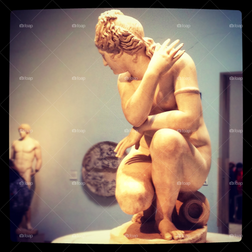 british museum statue greek by alicedebarrau