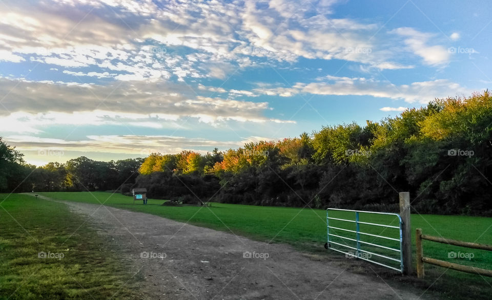 Crisp fall morning in New Hampshire