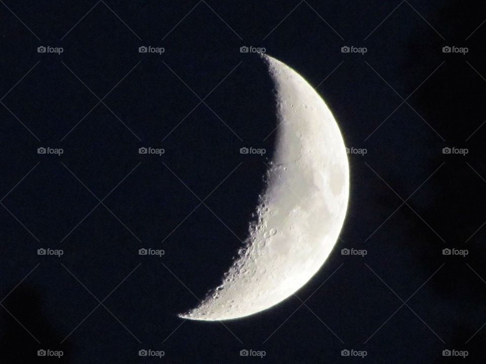 Moon over Sierras