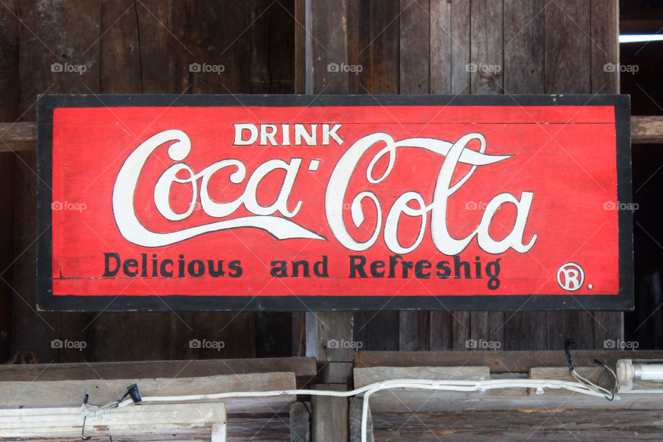 sign beverage mistake coca by twilite