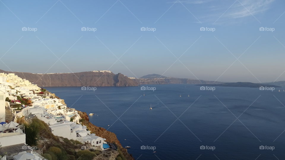 Greece Santorini Caldera. Greece Santorini Caldera