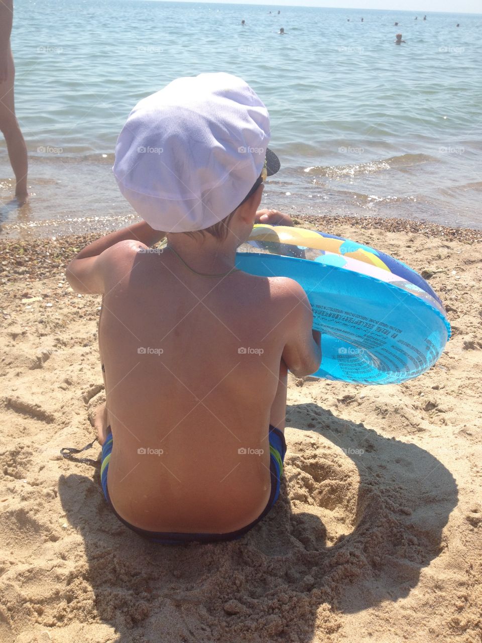 Boy on a beach