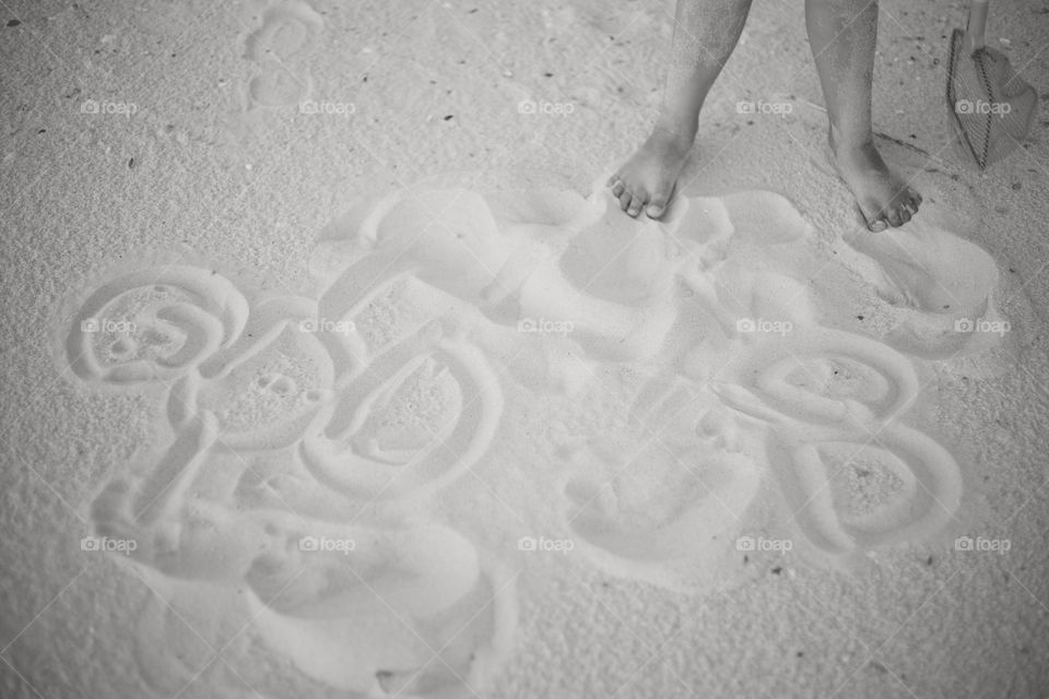 Drawings in the sand