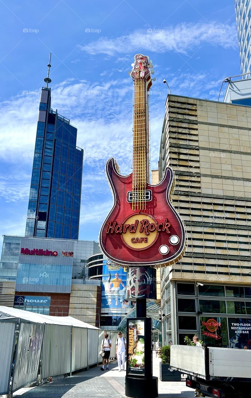 Hard rock cafe in Warsaw