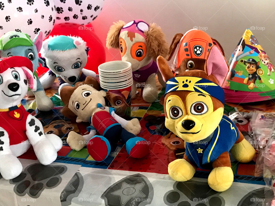 Group of toys