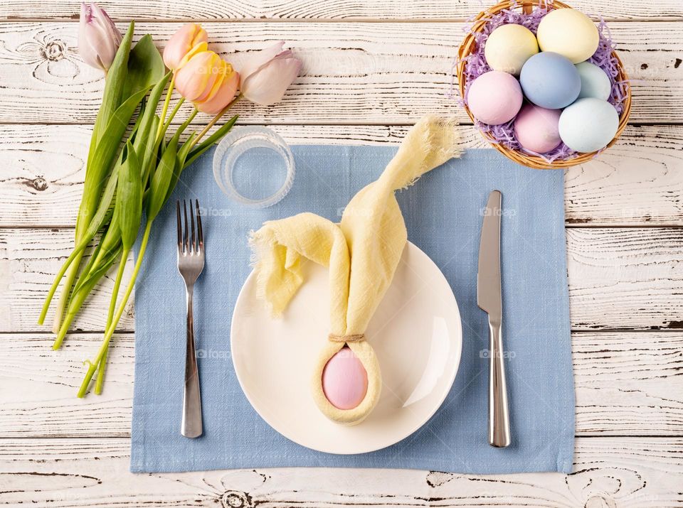 Easter colorful eggs