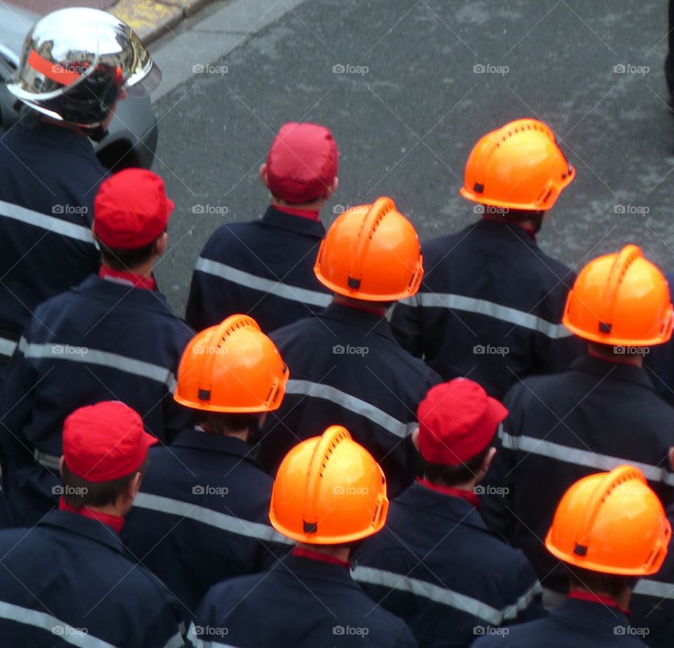 firemen in Deauville