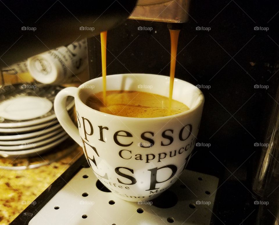 Coffee, Espresso, Hot, Drink, Caffeine