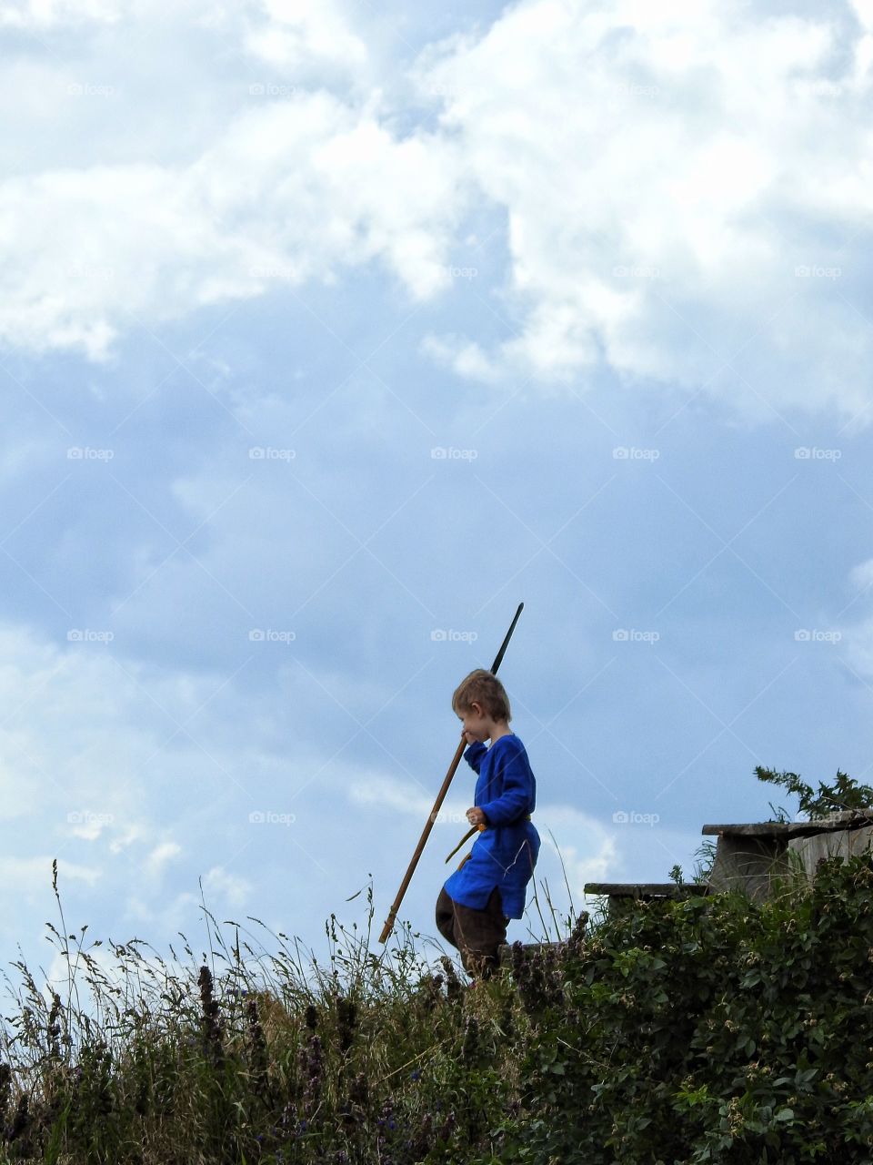 Boy playing