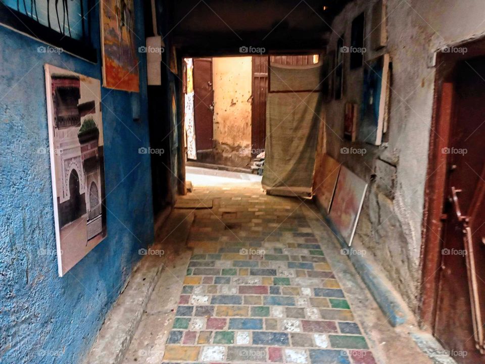 Old alley of the art