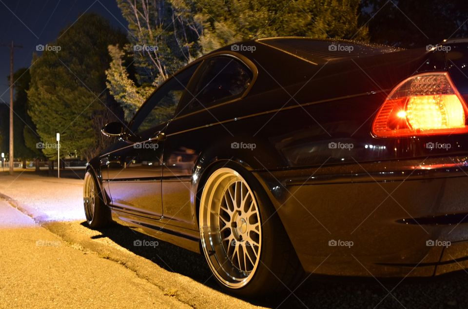 BMW M3  night photo