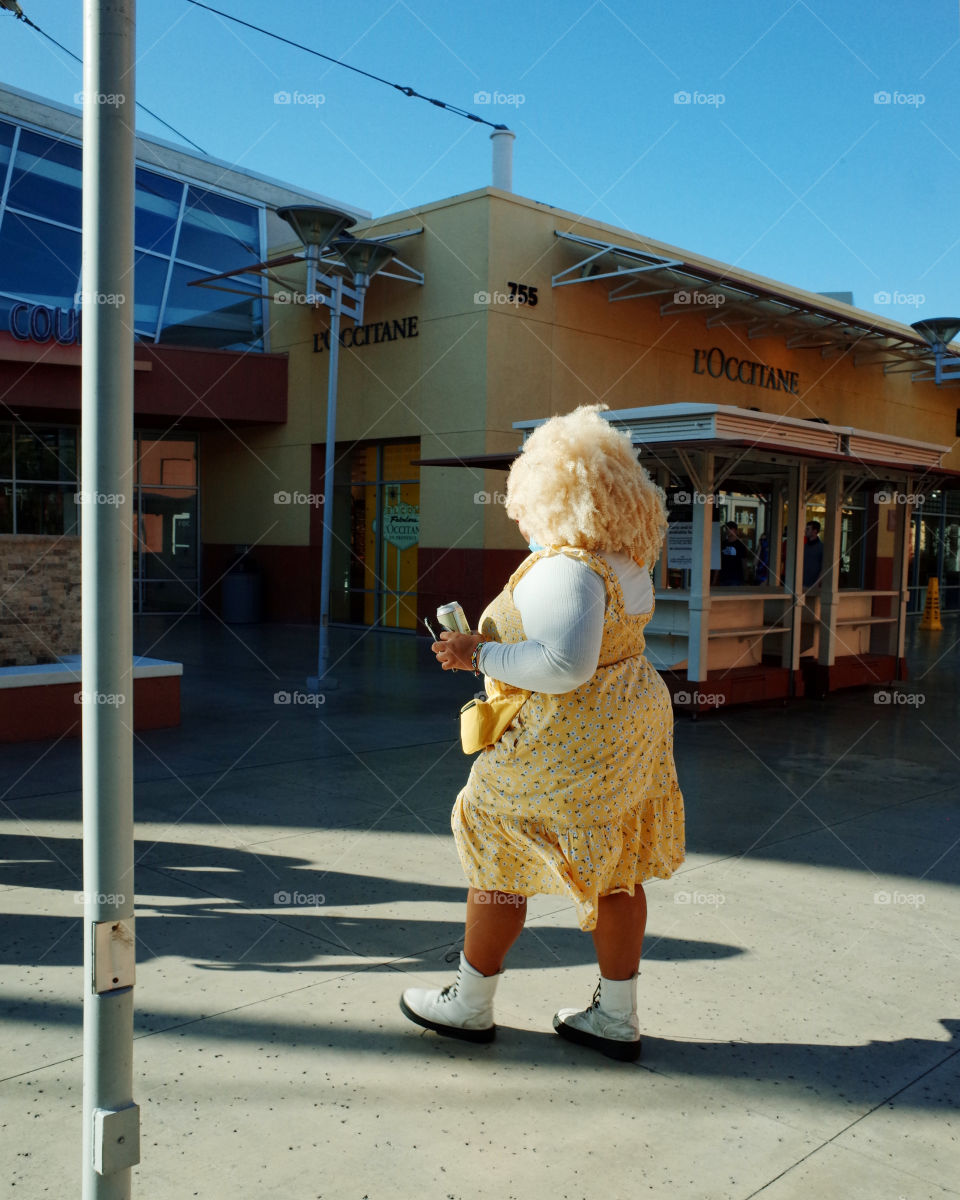 Lady on the street