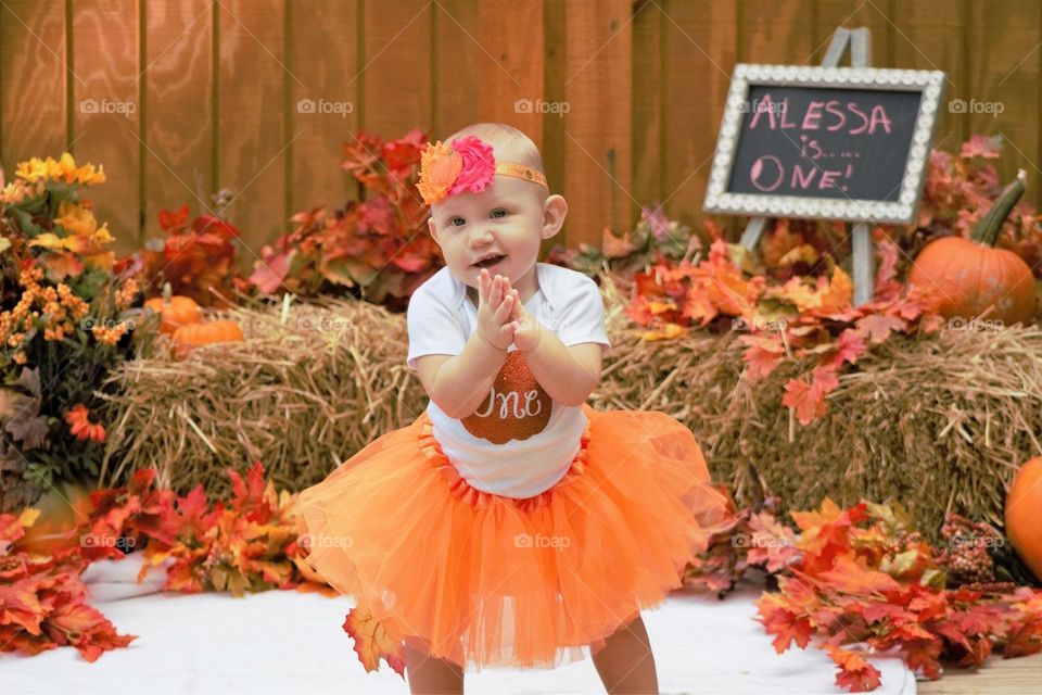 Autum is here and Alessa is One! 